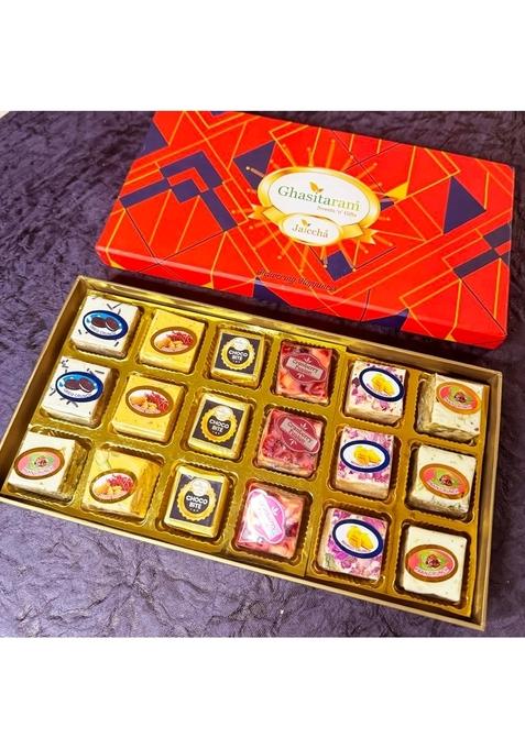 Ghasitaram Gifts Christmas Assorted Chocolate Bites in Designer Box