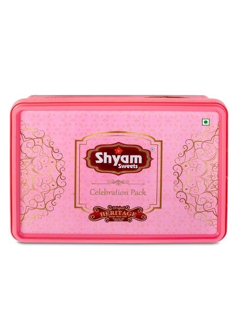 shyam sweets Desi Ghee Mewa Ladoo 400g Premium Indian Sweet with Pure Cashew & Almond | Traditional Hand-Rolled Laddu Gift Pack Rich in Dry Fruits 100% Vegetarian