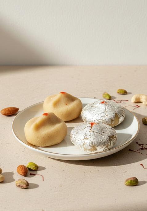 Ghasitaram Gifts Sweets Ganesha Chaturthi Modaks Sugarfree Ganpati Peda 800 GMS