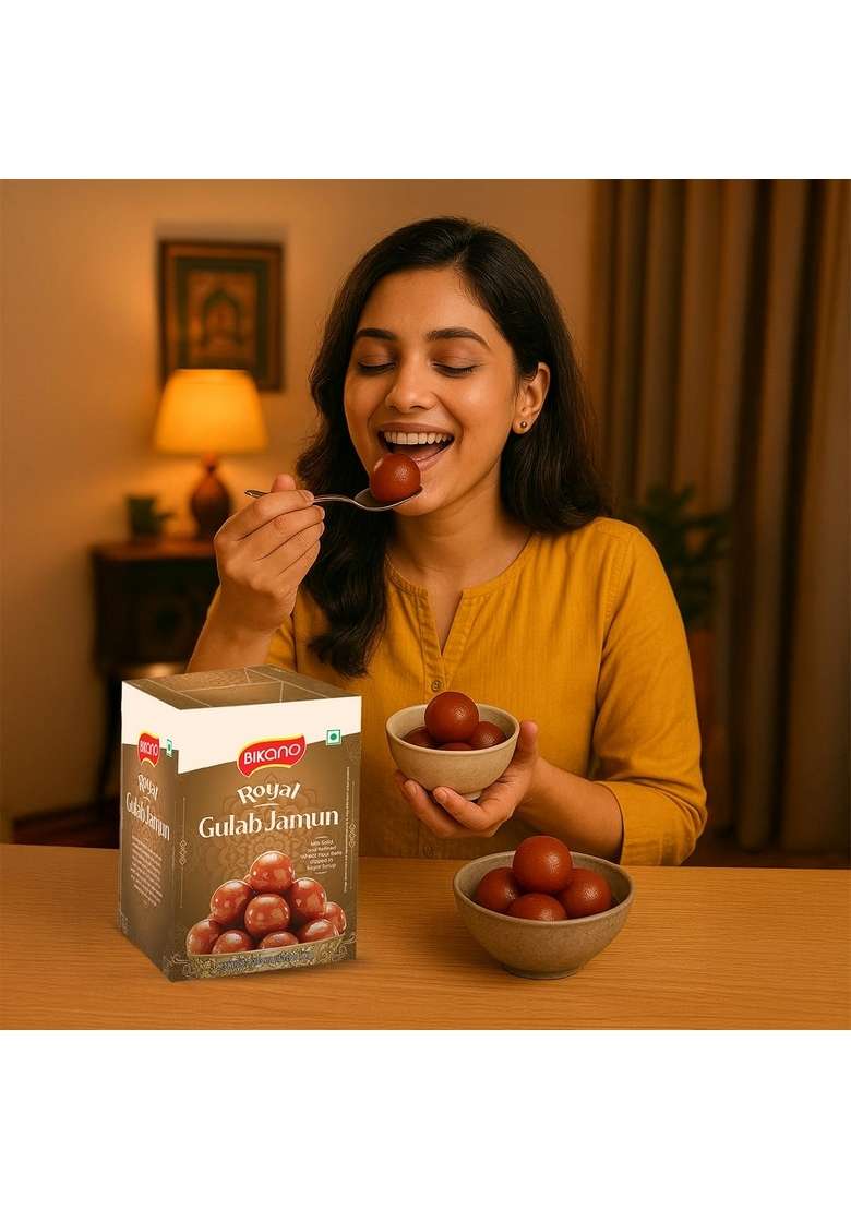 BIKANO Royal Gulab Jamun | Traditional Indian Sweet 1kg Pack - Indya