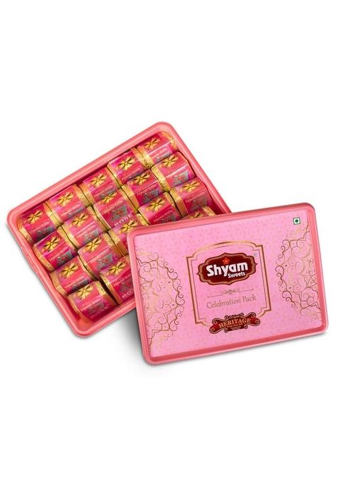 shyam sweets Mewa Bite Rose (400g) | Premium Cashew & Almond Sweet Exotic Low Sugar Mithai Healthy Indian Dry Fruit Gift Box