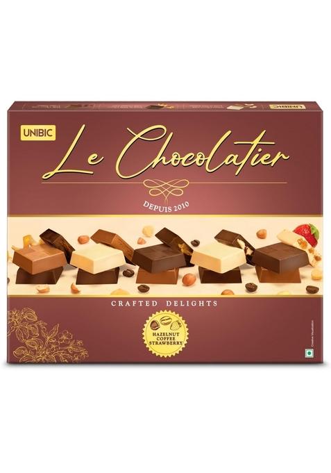 Unibic Le Chocolatier|Assorted Chocolates|Chocolate Gift Pack,168 Gram