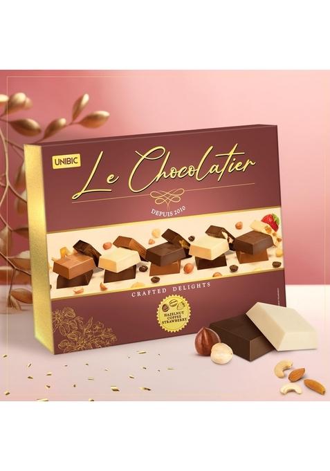 Unibic Le Chocolatier|Assorted Chocolates|Chocolate Gift Pack,168 Gram