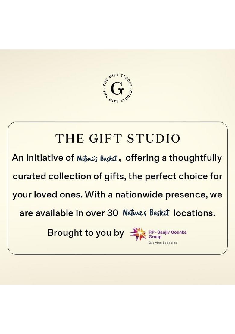 THE GIFT STUDIO.COM Celebration Box Assorted Chocolates, Cookies, Date Bites, Peri Cashews & Trail Mix | Premium Festive Occasion Pack