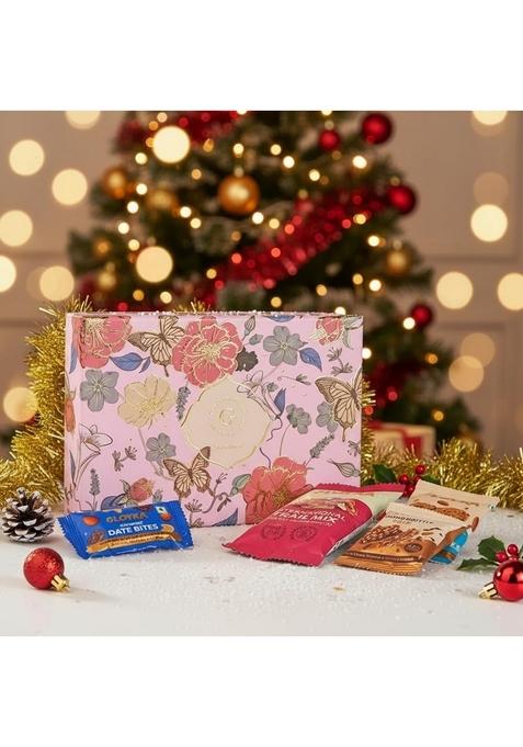 THE GIFT STUDIO.COM Celebration Box Assorted Chocolates, Cookies, Date Bites, Peri Cashews & Trail Mix | Premium Festive Occasion Pack