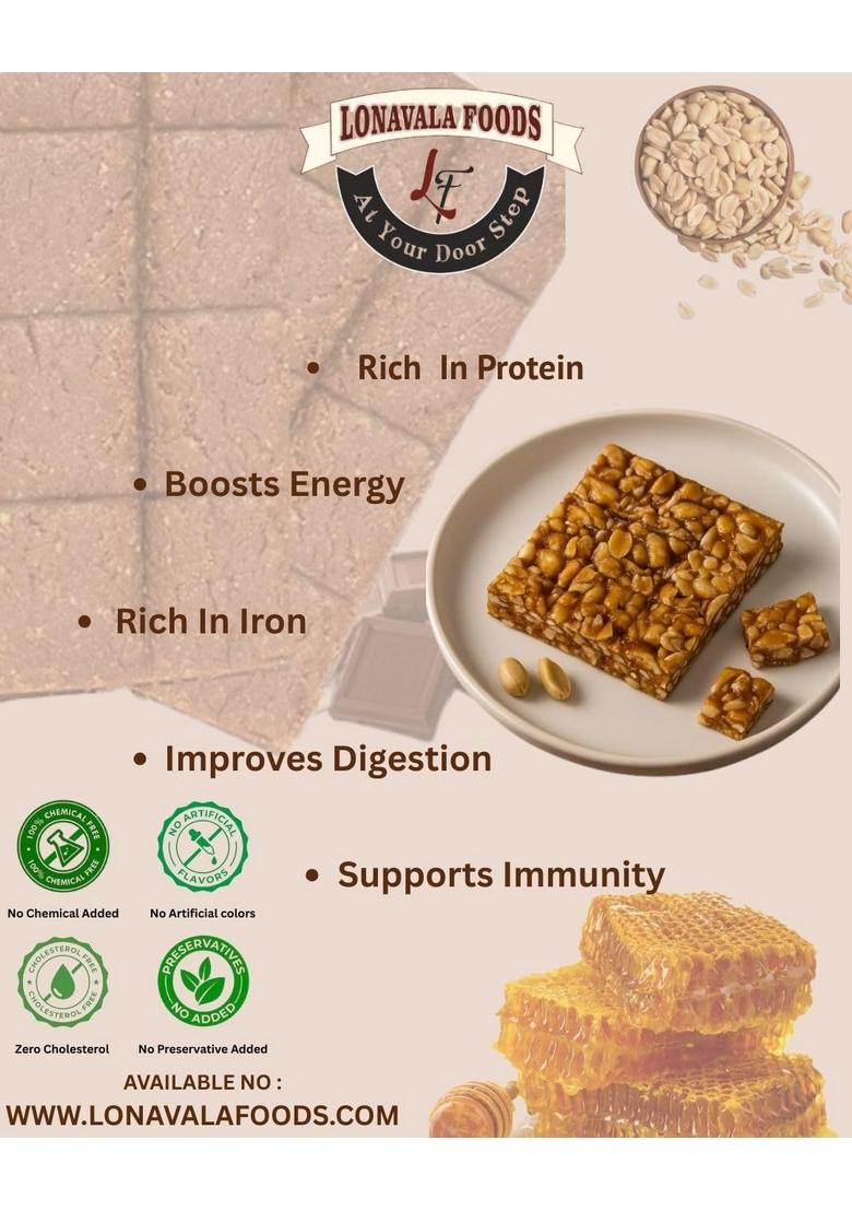 LONAVALA FOODS Famous Peanut Chikki Box