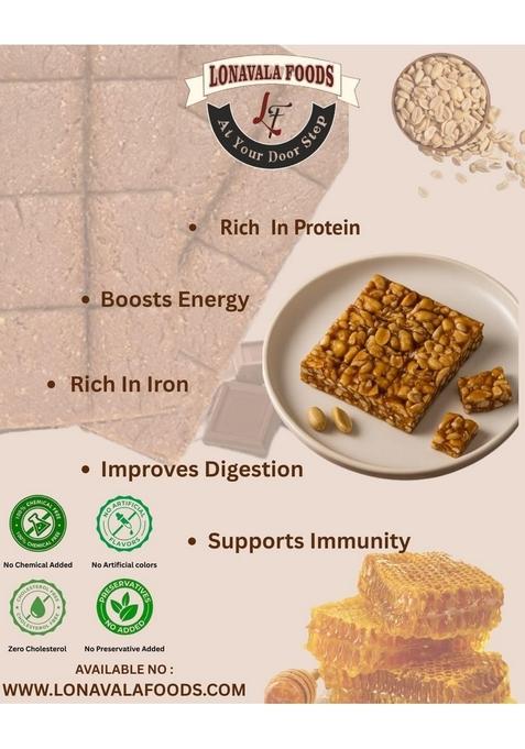 LONAVALA FOODS Famous Peanut Chikki Box