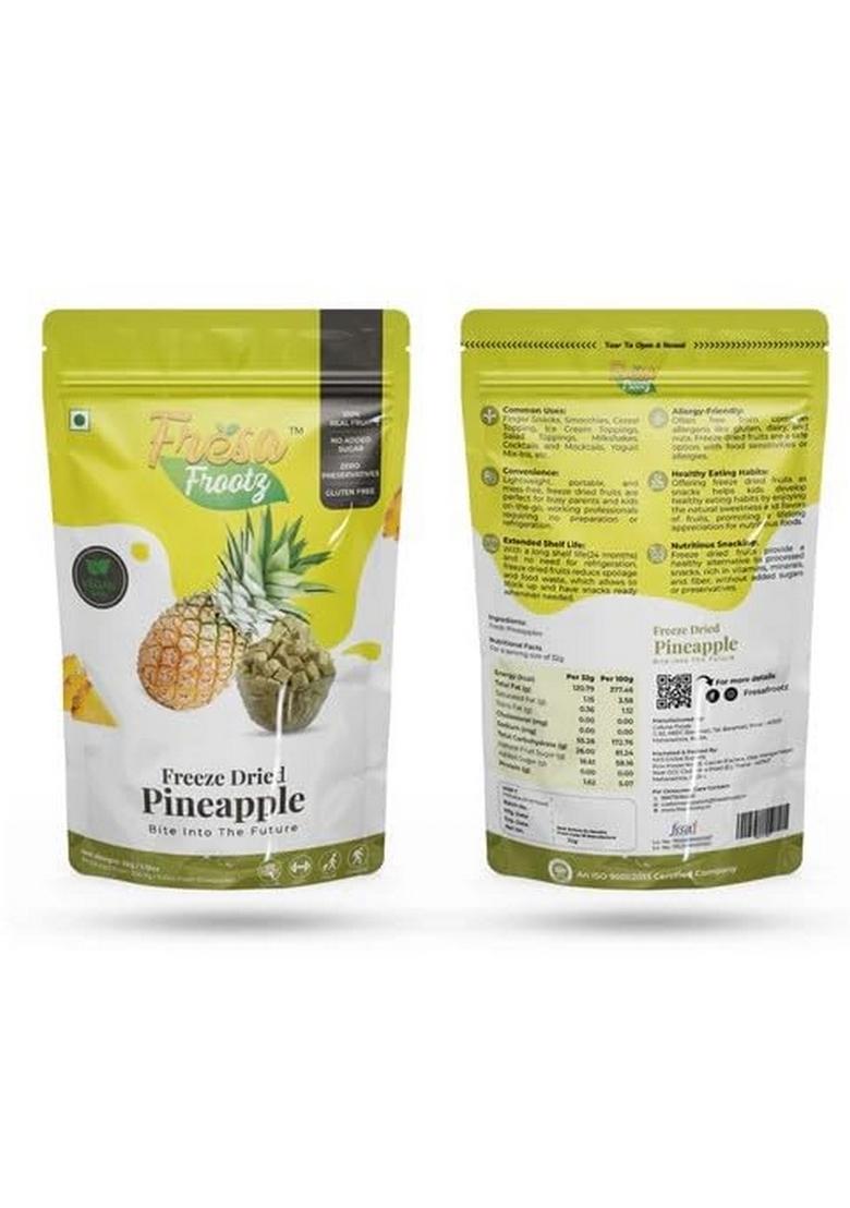 Fresa Frootz Freeze Dried Exotic Dip it Fruit Box Black jamun,Strawberry and Pineapple Combo, Crunchy, Sweet, Nutritious Snack Light, Flavorful, Healthy combo For Adults kids (Pack of 3)