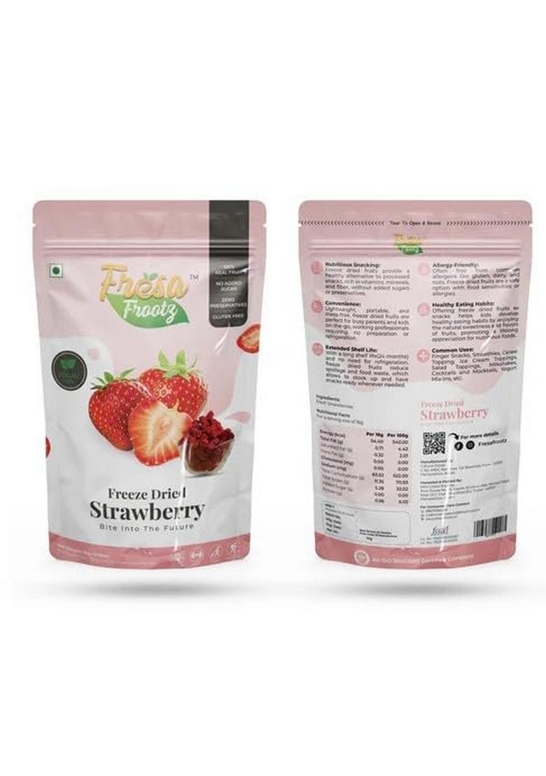 Fresa Frootz Freeze Dried Exotic Dip it Fruit Box Black jamun,Strawberry and Pineapple Combo, Crunchy, Sweet, Nutritious Snack Light, Flavorful, Healthy combo For Adults kids (Pack of 3)