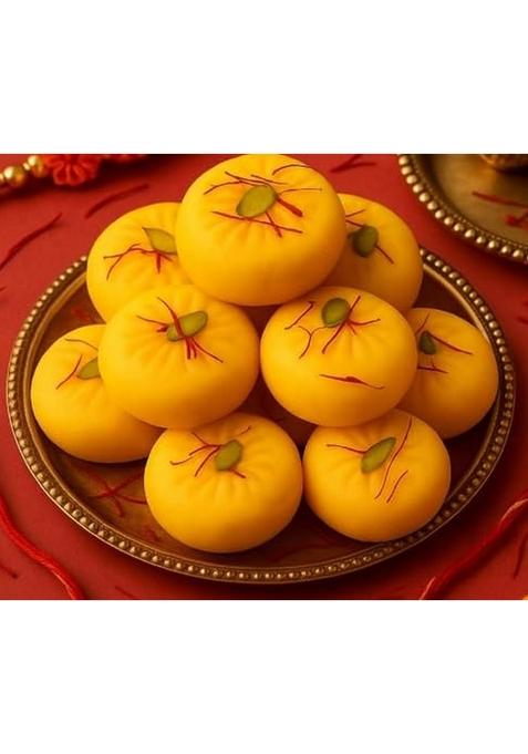 Ghasitaram's Mawa Peda Traditional Indian Sweet Gift Box, 250g, 11 Pieces, Decorative Packaging