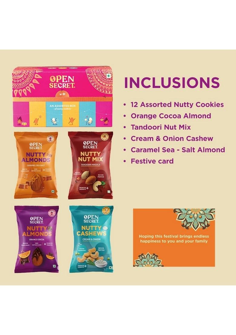 Open Secret Premium Gift Hamper | Combo of 9 Dry Fruit Box, Chocolate Gifts, Fruits, Healthy Hamper, Gifts for colleagues, Employee Gifting