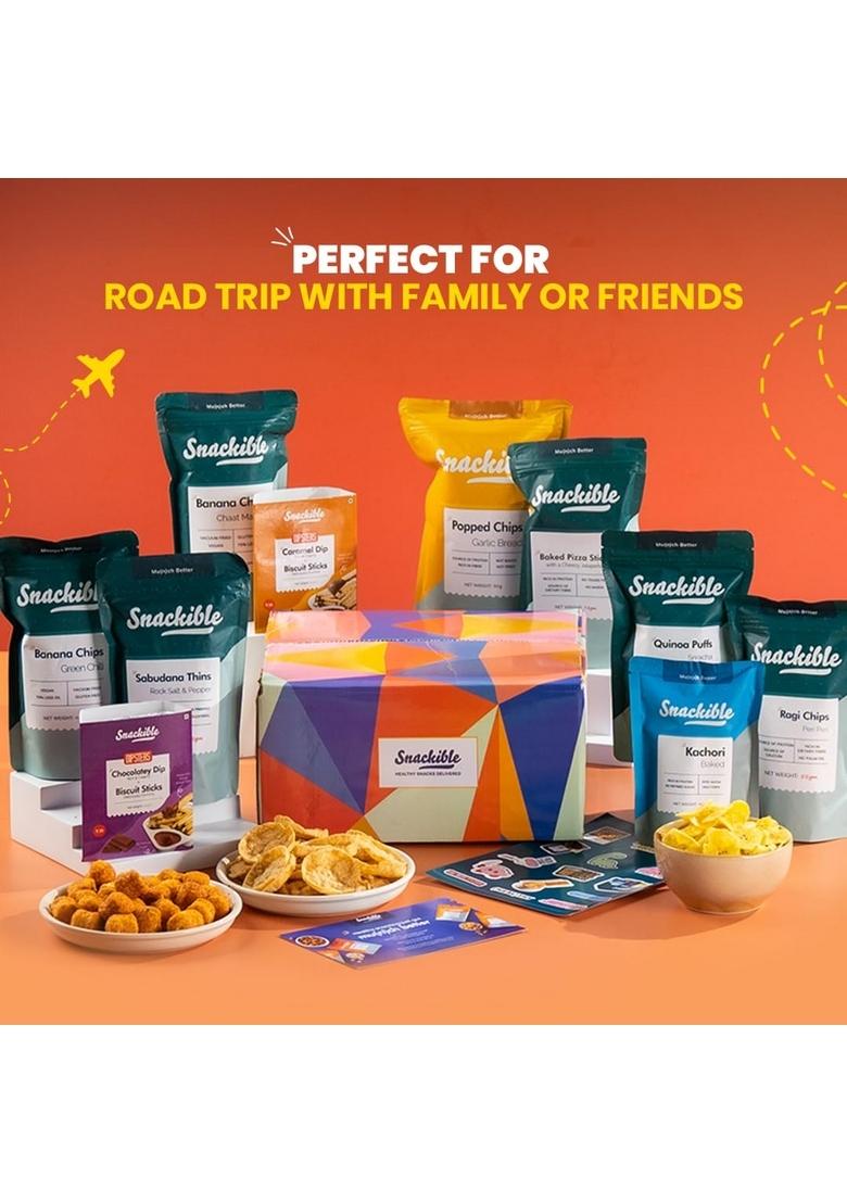 Snackible MU(N)CH BETTER Bestselling Snacks Box | of 10 Healthy Gift Best Gifting Option |Corporate Gifts Gourmet Snack