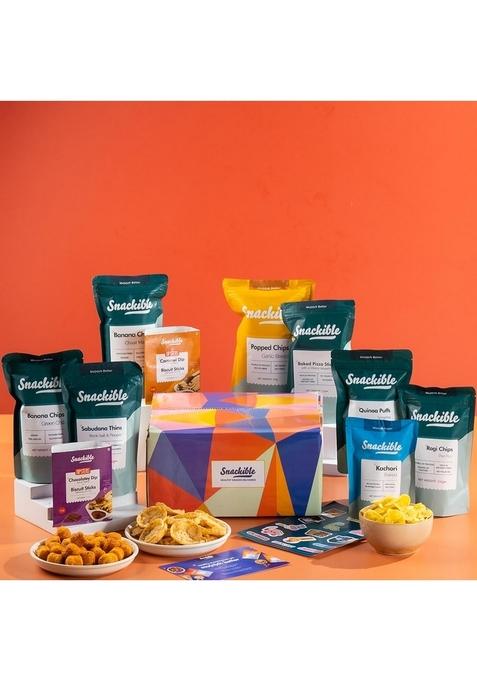 Snackible MU(N)CH BETTER Bestselling Snacks Box | of 10 Healthy Gift Best Gifting Option |Corporate Gifts Gourmet Snack
