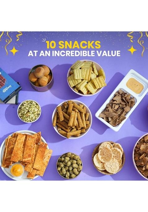 Snackible MU(N)CH BETTER Bestselling Snacks Box | of 10 Healthy Gift Best Gifting Option |Corporate Gifts Gourmet Snack