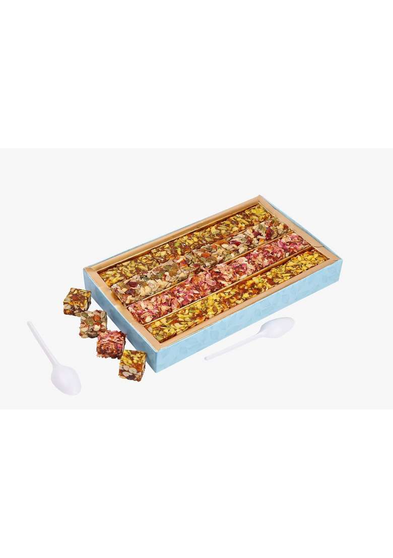 Vipul Dudhiya Sweets Sugar Free nutty buddy box 450g | Festive Gift Pack Indian Sweet for Diwali Festival. Fresh and Healthy (sugar box(450gm)) - Indya