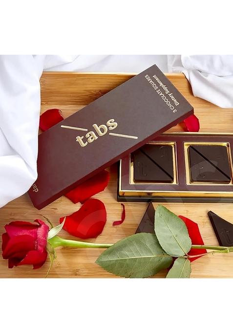 TABS Dark Chocolate For Men & Women I Gift Box Husband wife Valentine Set Boyfriend Girlfriend Best Birthday, Anniversary boy Girl (Mini-Pk-03),540 G — view on Indya