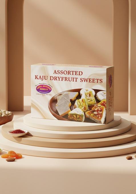 Vipul Dudhiya Sweets Kaju Mix Assorted | Authentic Indian Cashew Sweet Fresh and Healthy Nuts || Burfi (500GM)