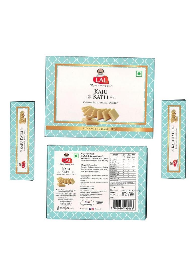 CraftVatika Rakhi for Brother and Bhabhi Kids with Gift Combo Set Sweets | of 4 Kajukatali Hamper