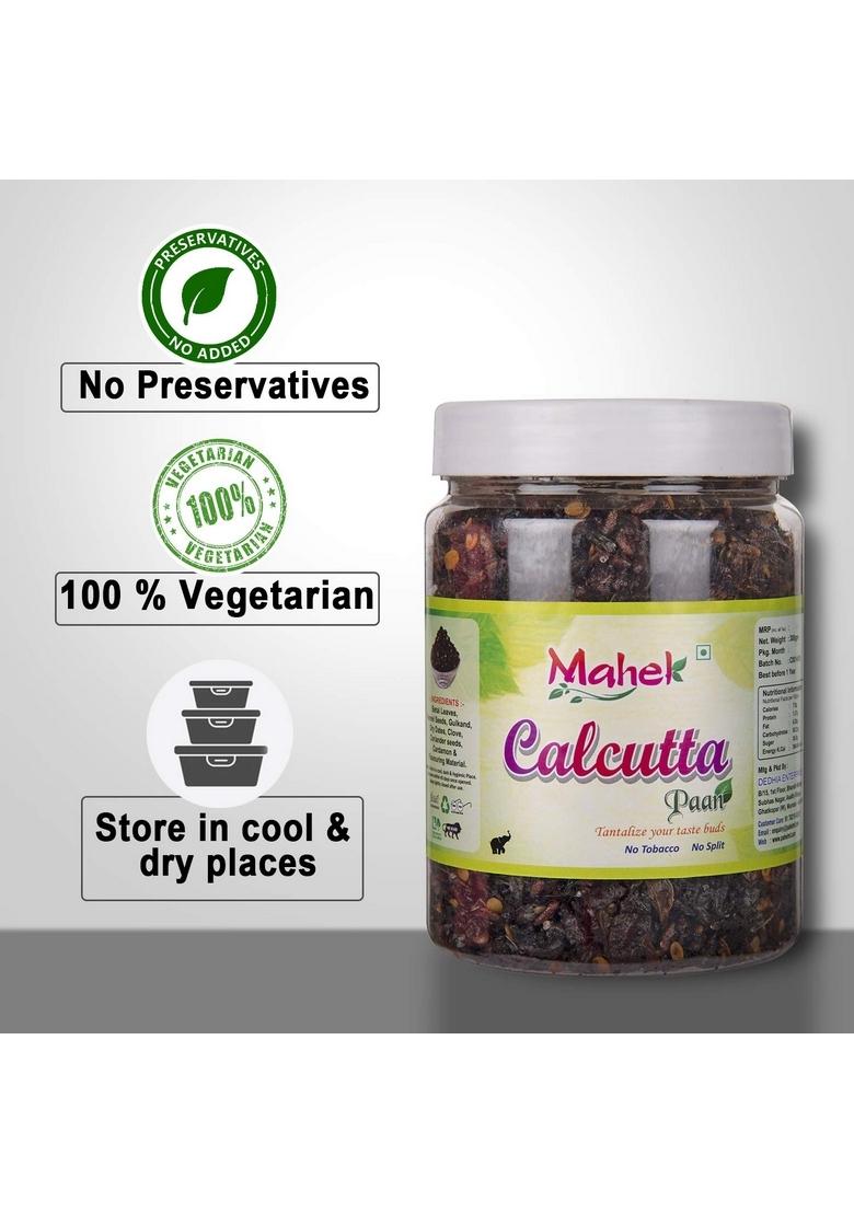 Mahek Calcutta Meetha Paan 330 Gms | Sweet Digestive Mukhwas |Mouth Freshener After Meal Snacks (Pack of 2)