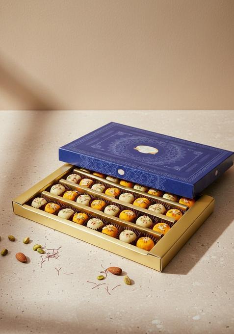 Ghasitaram Gifts Express Delivery Sweets - Sugarfree Mawa Peda Box 800 GMS|Sugar Free Sweets|Diabetic Friendly|Diwali Sugar