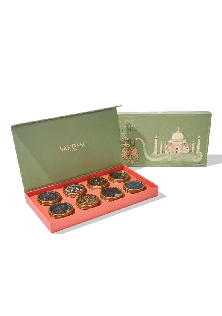 VAHDAM VAHDAM, Weekend In Taj Mahal Gifts Set for Family & Friends | Gluten Free Tea Gift Box