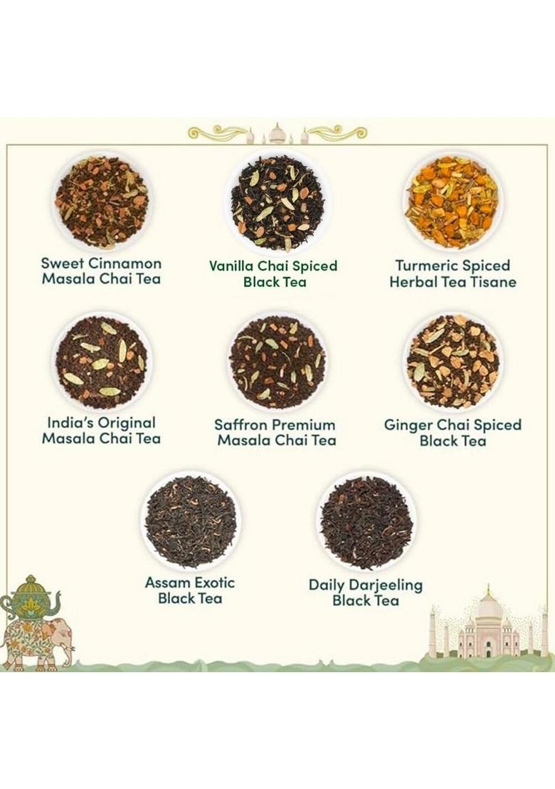 VAHDAM VAHDAM, Weekend In Taj Mahal Gifts Set for Family & Friends | Gluten Free Tea Gift Box