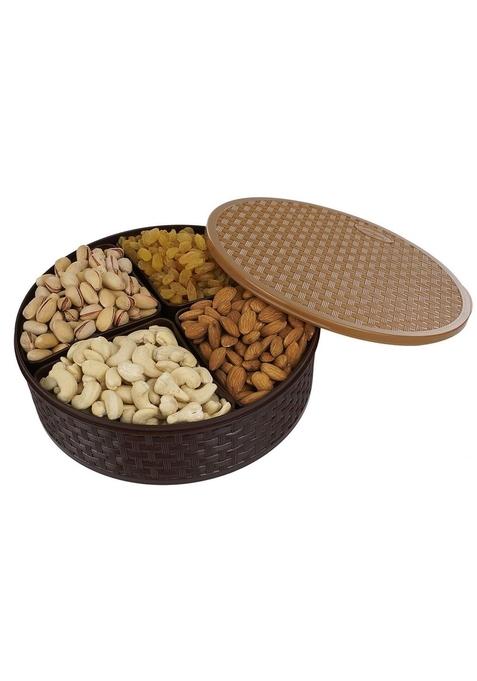 Sainik's Dry Fruit Mall Festive Gift Box Set (Almonds, Cashews, Pista, Raisins- 200Gms Each) 800grams