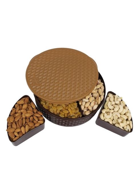 Sainik's Dry Fruit Mall Festive Gift Box Set (Almonds, Cashews, Pista, Raisins- 200Gms Each) 800grams
