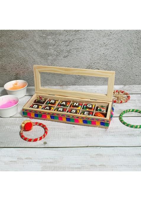 VELVET FINE CHOCOLATES Gift Pack for Family, Friends, Employees | 12 Assorted Colourful Chocolate Hamper with Wooden Box