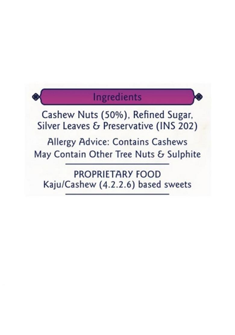 Haldiram's Nagpur Mini Kaju Katli 250g | Bite-Sized Cashew Barfi Traditional Indian Sweet Made with Premium Ideal for Gifting & Snacking