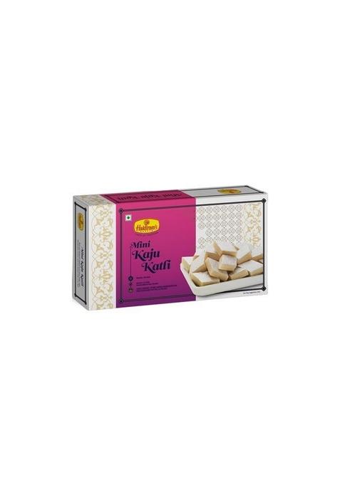 Haldiram's Nagpur Mini Kaju Katli 250g | Bite-Sized Cashew Barfi Traditional Indian Sweet Made with Premium Ideal for Gifting & Snacking