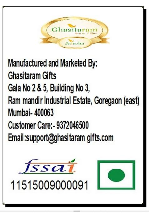 Ghasitaram Gifts Mini Kaju Katli Blue Box |Sweets|Sweets Gift Pack|Diwali Sweets|Indian Mithai|Diwali Sweets Box|Sweets Box|Kaju