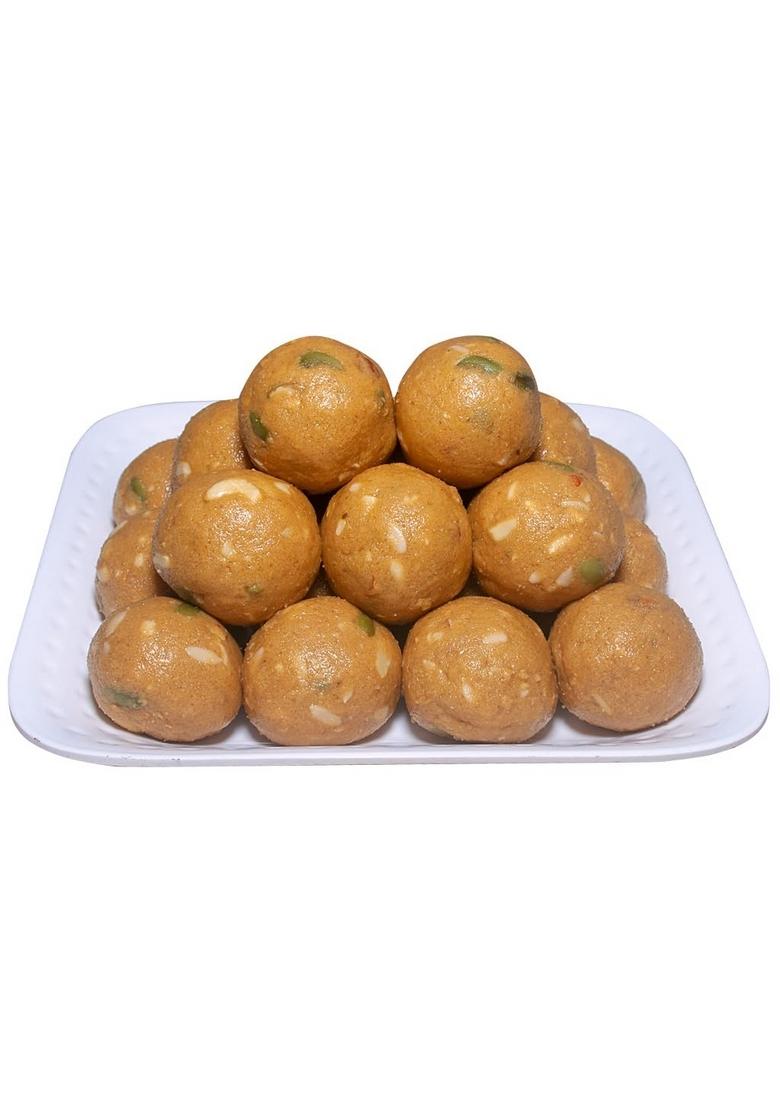 JS Kitchen Flavours Sweets & Snacks Besan Dry fruits Ladoo| Indian Sweet (500 GM) 10pcs