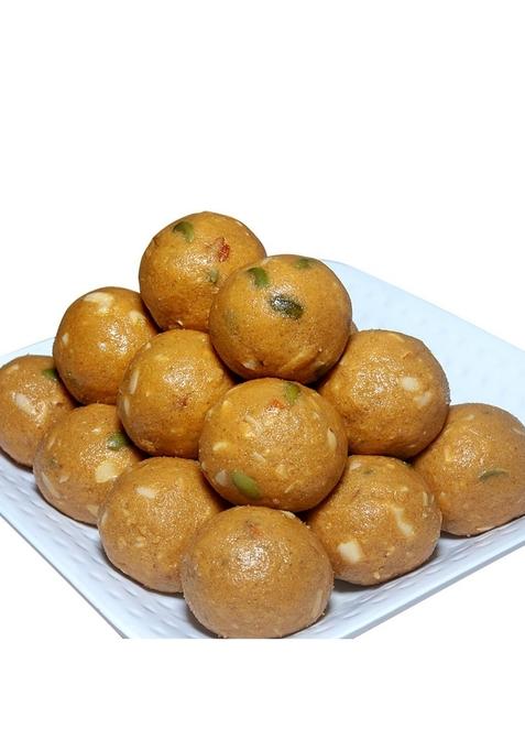 JS Kitchen Flavours Sweets & Snacks Besan Dry fruits Ladoo| Indian Sweet (500 GM) 10pcs