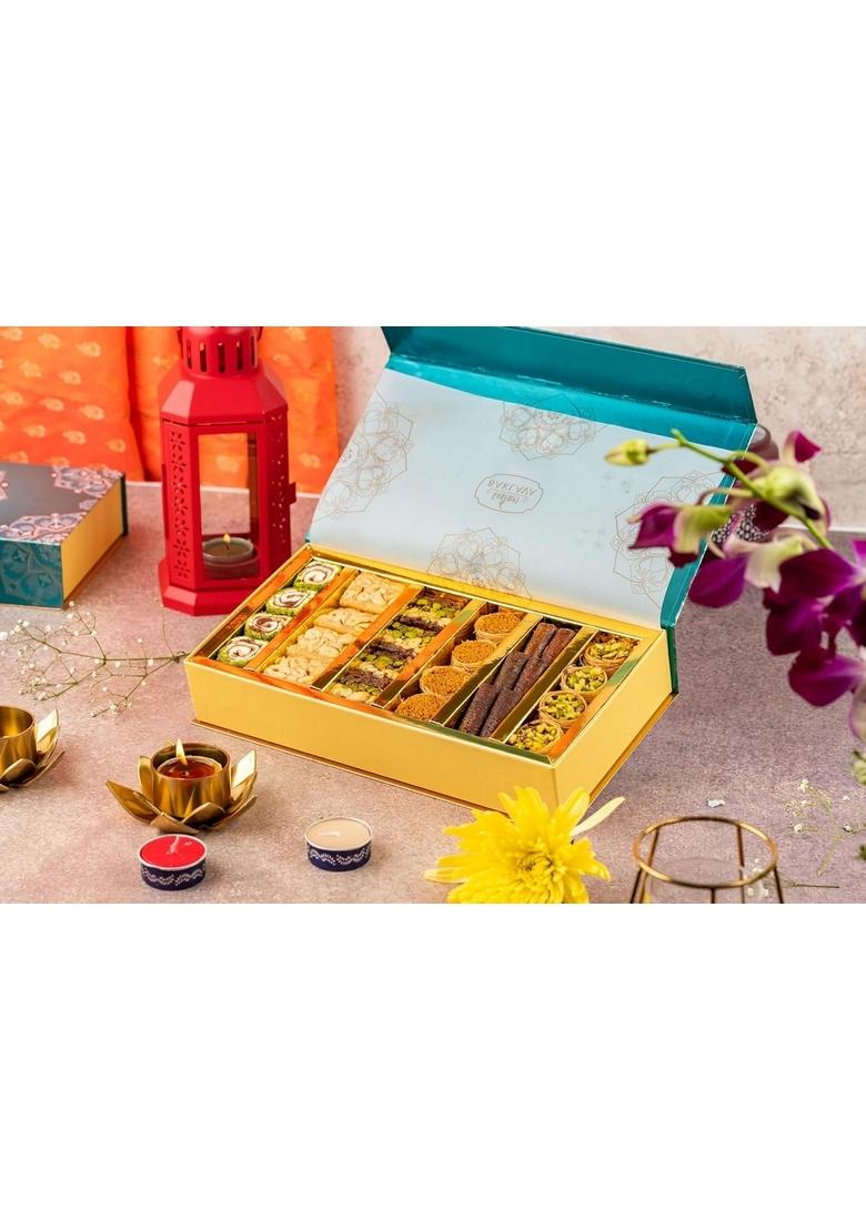 Gourmet Baklava Teal Gift Box