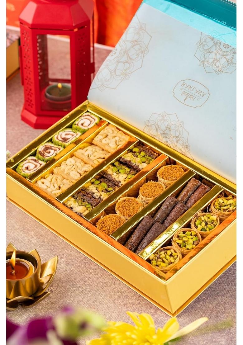 Gourmet Baklava Teal Gift Box