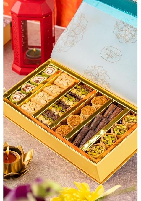 Gourmet Baklava Teal Gift Box