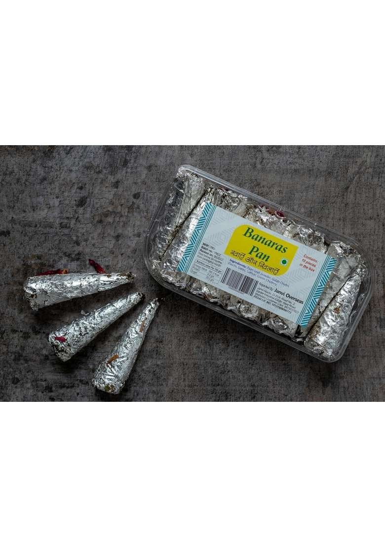 Janvi Foods Banarasi Pan Bida (10 pcs) | Paan Ready to Eat Meetha After Meal Export Quality - Indya