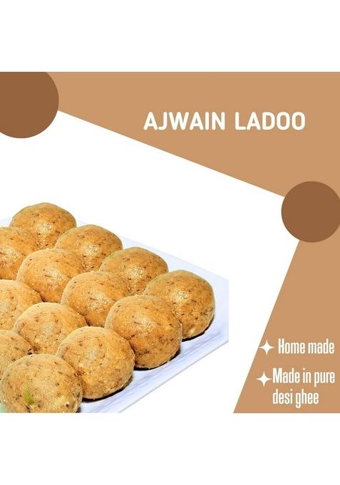JS Kitchen Flavours Sweets & Snacks Ajawin Ladoo (Pre Delivery Post Ladoo)| Indian Sweet (1000 GM)