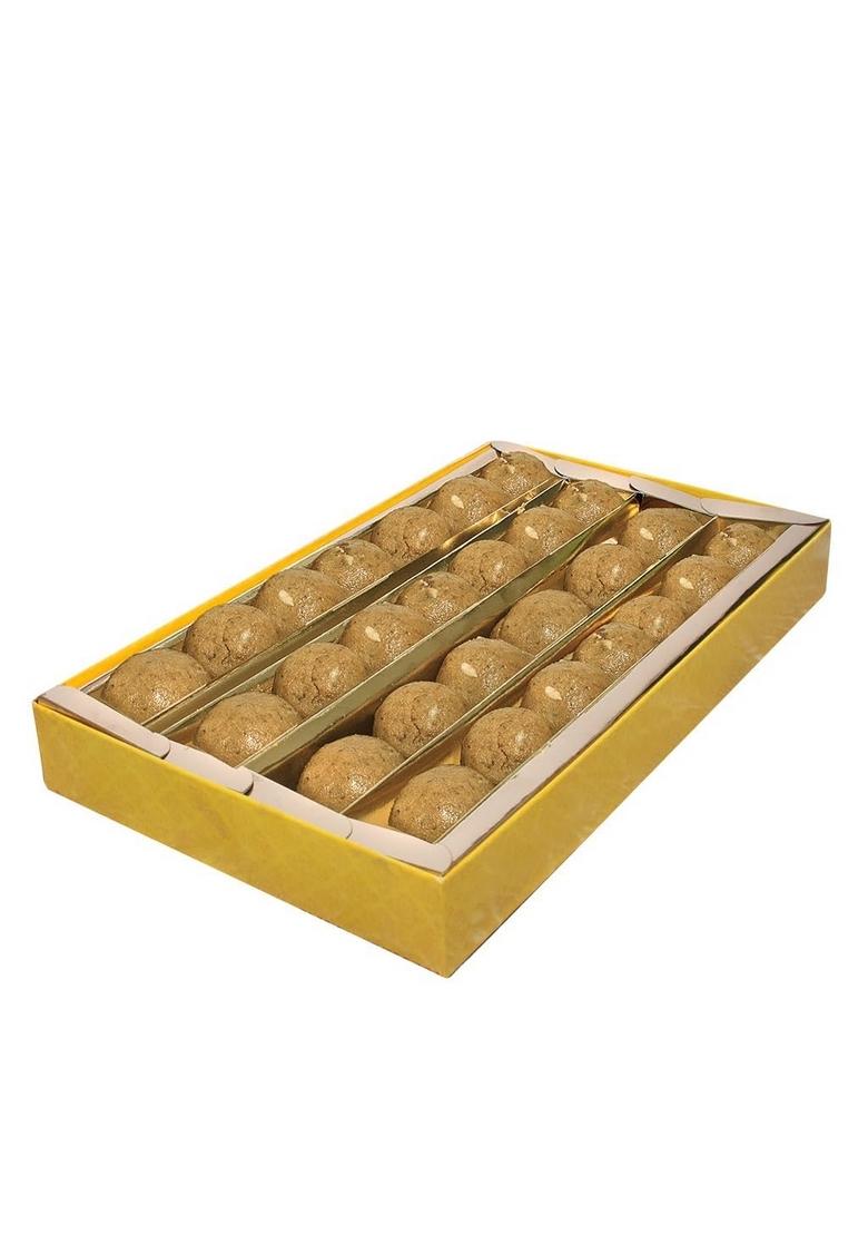 JS Kitchen Flavours Sweets & Snacks Ajawin Ladoo (Pre Delivery Post Ladoo)| Indian Sweet (500 GM) 10pcs