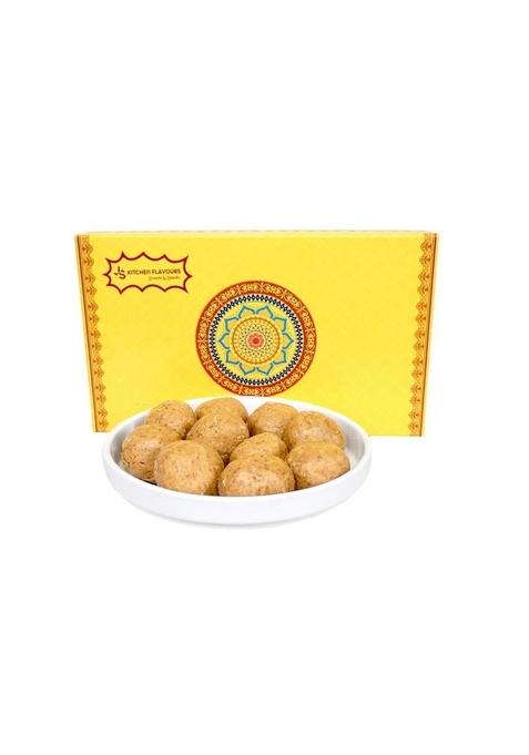 JS Kitchen Flavours Sweets & Snacks Ajawin Ladoo (Pre Delivery Post Ladoo)| Indian Sweet (500 GM) 10pcs