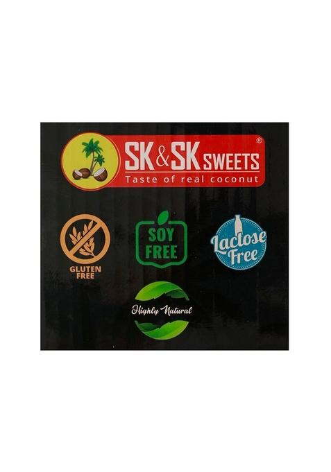 SK & SWEETS Celebration Sweet Box | Coconut Laddu Barfi Combo of Coco hotz,desi almond jaggery burfi,desi mango desi anjeer dryfruit meetha kardant Indian Mithai Gift Pack (Pack 24, 1 kg)