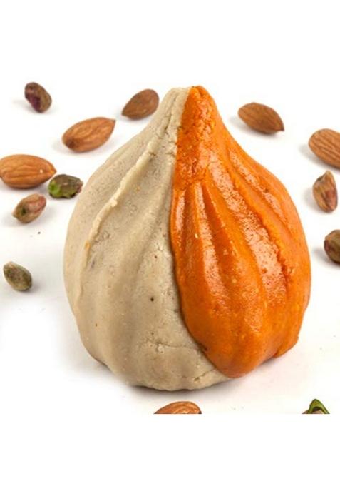 Ghasitaram Gifts Express Delivery Sweets - Mango Twin Pooja Modak 500 GMS