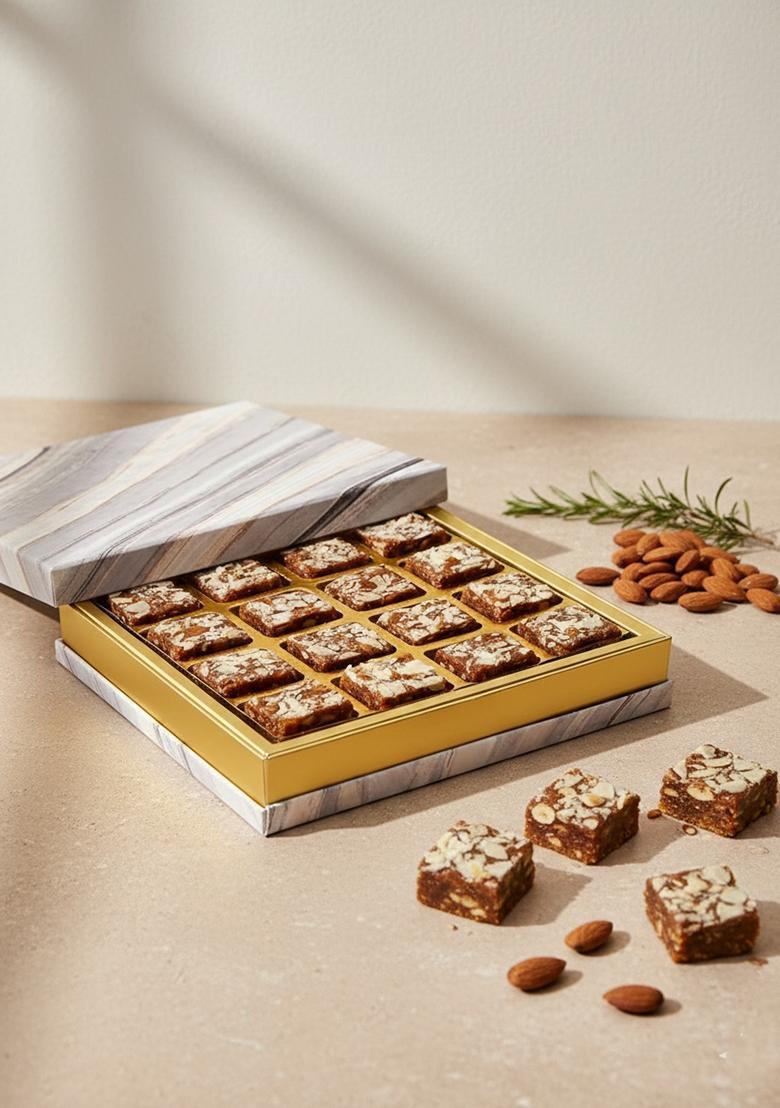 Ghasitaram Gifts Express Delivery Festive Pink Box of Sugarfree Bites |Gift for Diwali,Holi,Rakhi,Valentine,Christmas,Birthday,Anniversary,Gift Her,Him,Mothers Day,Fathers Day|