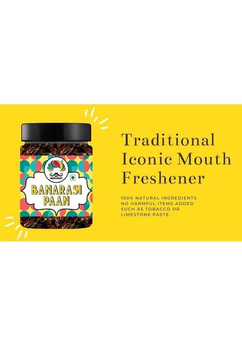 Mr. Merchant Banarasi Meetha Paan Mukhwas, [Mouth Freshener, Digestive, After-Meal Snack] [Jar Pack], 300g
