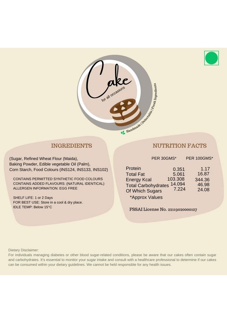 BIGWISHBOX Rakhi Gifts | Blackforest Cake 1Kg 03 Beads Nextday Delivery