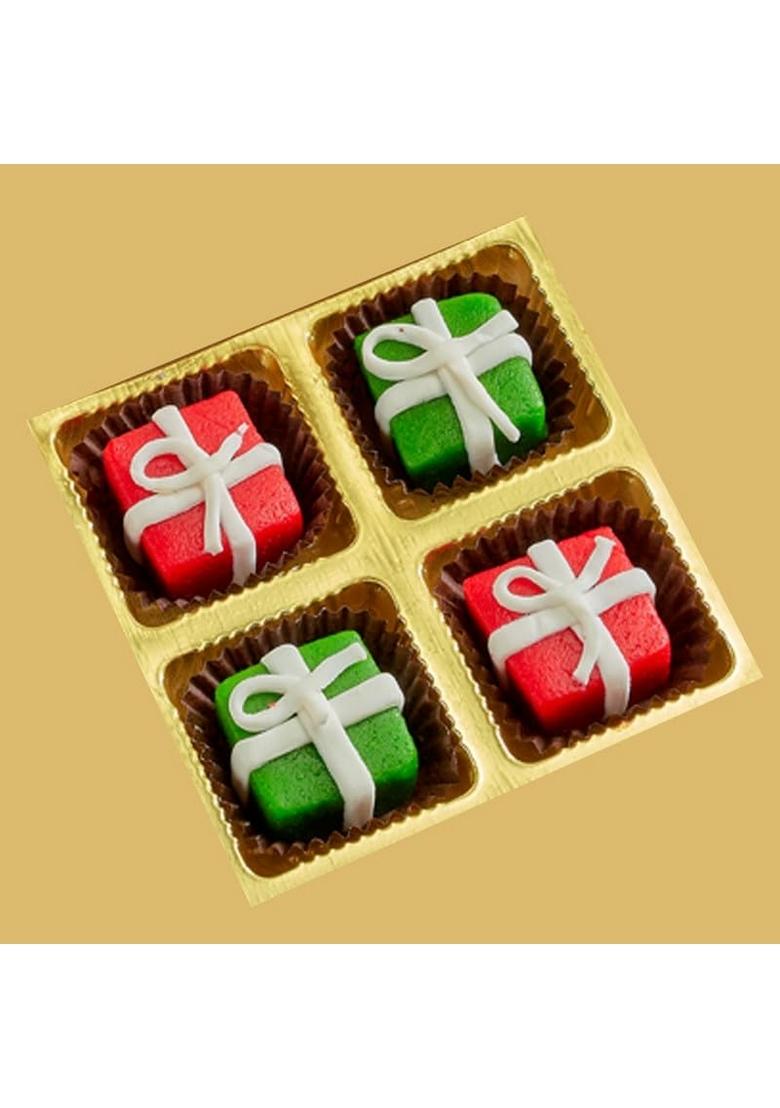 Jus' Trufs Santas Sweet Medley | Gifts For Christmas and New Year Chocolate Gifting X-mas Chocolates Basket