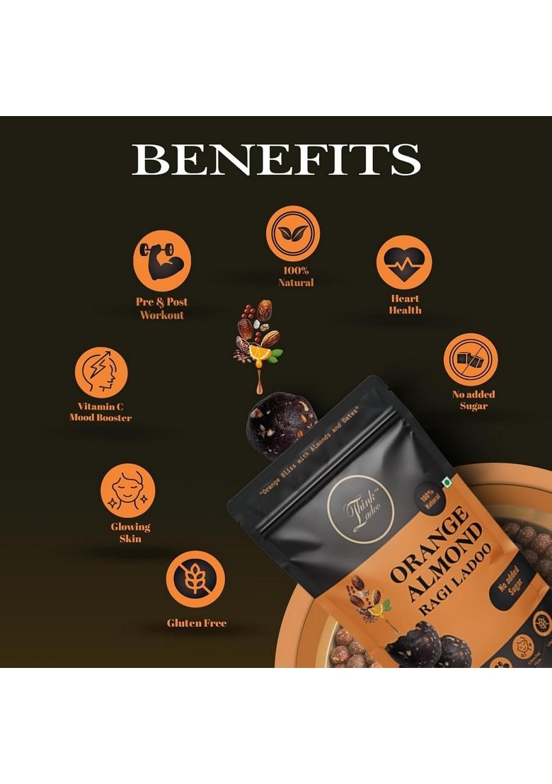 Think Ladoo Assorted Pack (30 Ladoos in 3 Different Flavours) | Sweetened with Dates High Protein & Instant Energy No Added Sugar