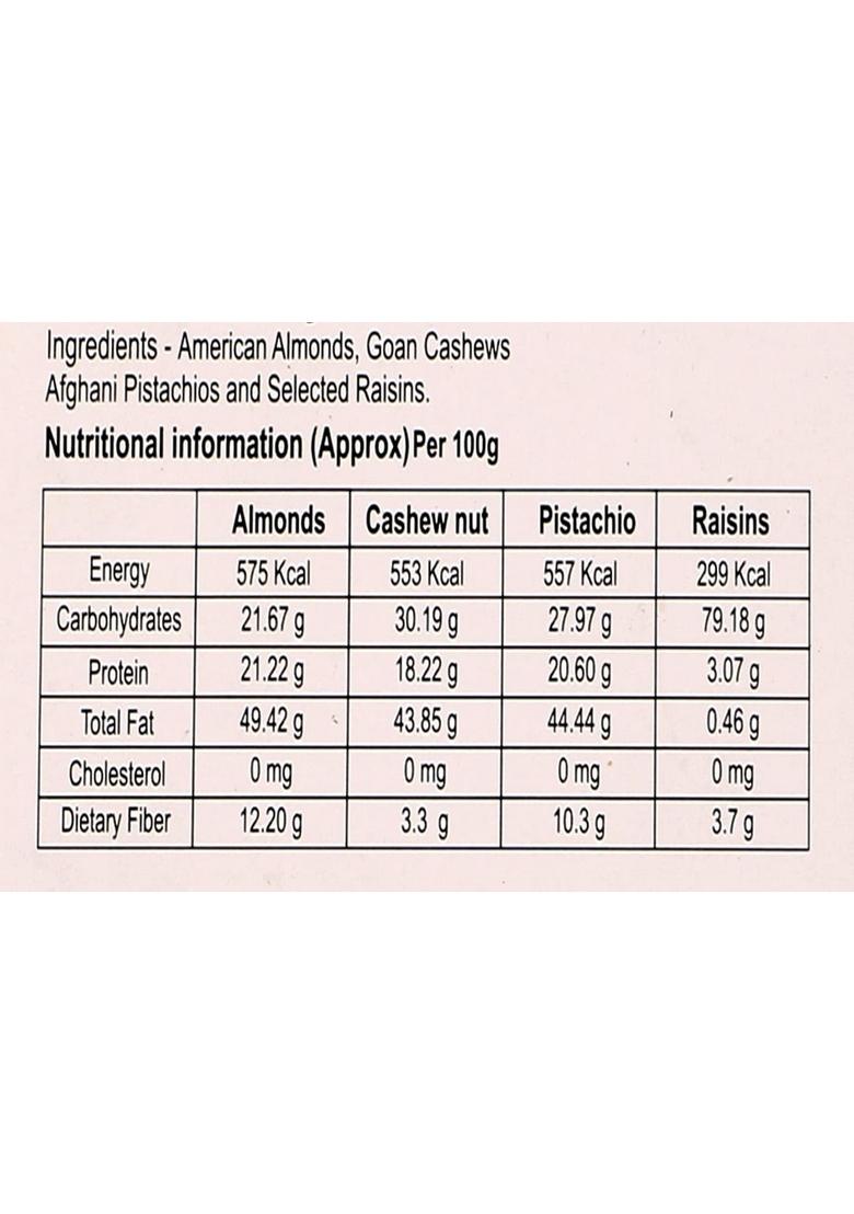 Ghasitaram Gifts Express Delivery Fruit n Nut Box of 4 Dryfruits and Sugarfree Bites|Gift for Diwali,Holi,Rakhi,Valentine,Christmas,Birthday,Anniversary,Gift Her,Him,Mothers Day,Fathers Day|