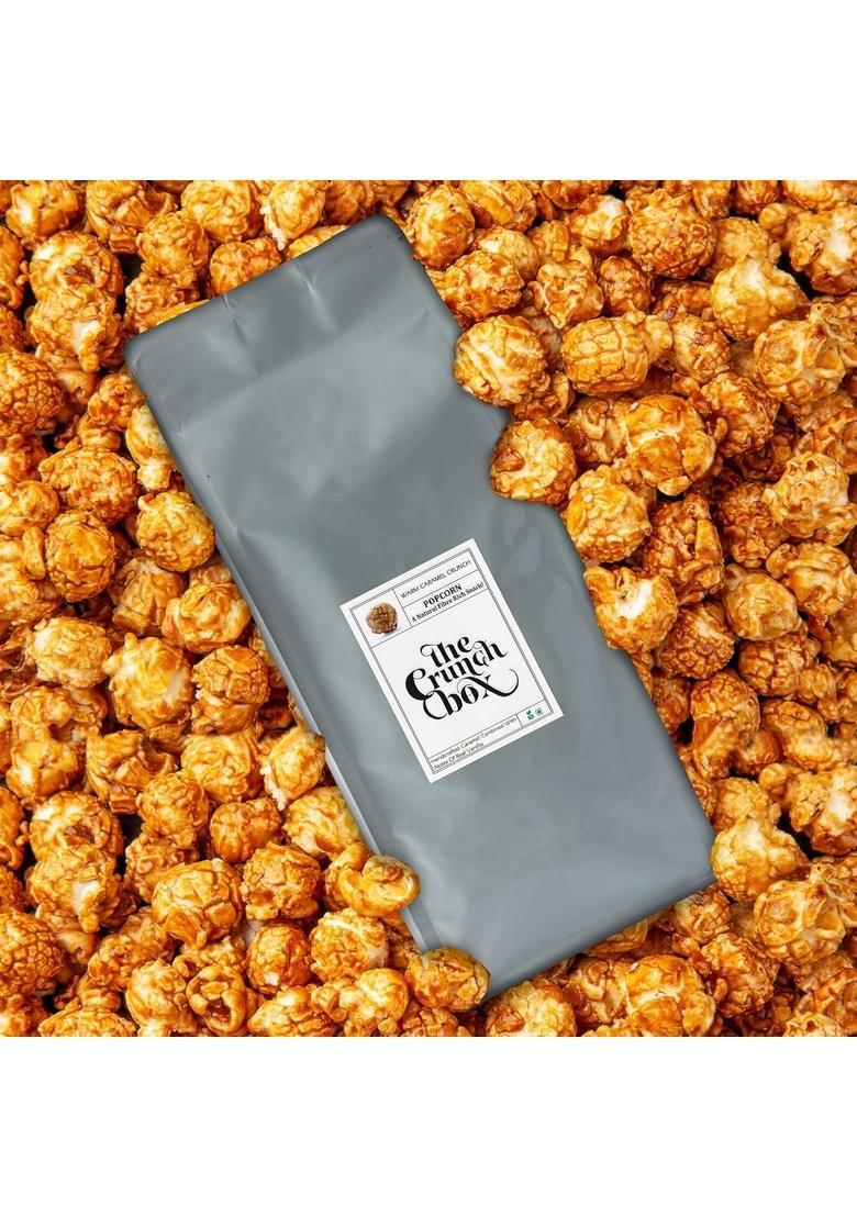 The Crunch Box Ready to Eat Caramel Popcorn Value Packet | Perfect for Movie Nights, Road Trips, Game Evening Snacks, Parties and Gatherings
